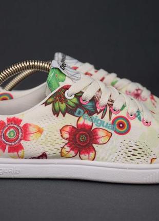 Desigual shoes fun eva t кросівки кеди жіночі сітка текстиль літо. оригінал. 38 р./24.5 см.