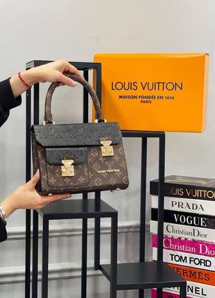 Сумка коричневая женская в стиле louis vuitton сумка луи витон