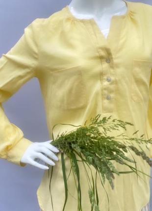 Легкая желтая блуза2 фото