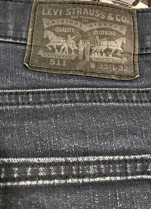 Джинси levi’s 511 slim8 фото