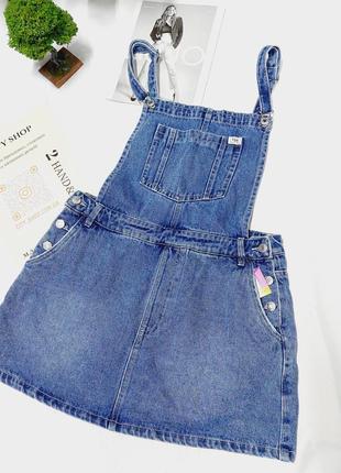 Комбез джинсовый pull & bear