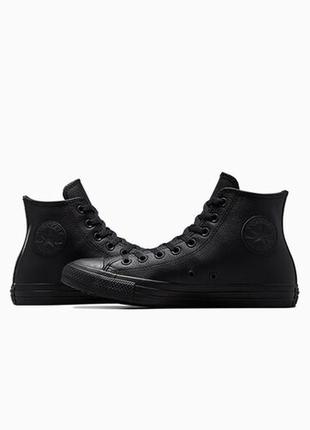 Кеды converse chuck taylor all star leather кроссовки оригинал унисекс2 фото