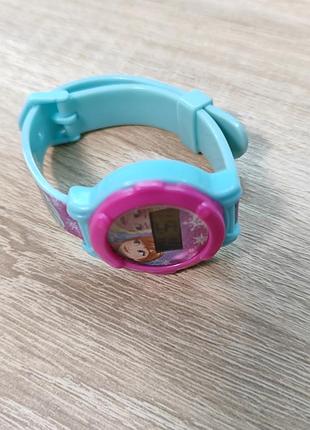 Детские электронные наручные часы с ельзой из мультфильма "холодное сердце"