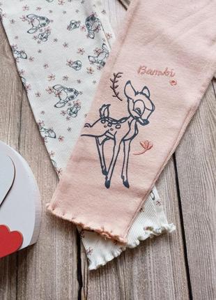 Набор лосин на девочку от брендов primark & disney cерии bambi4 фото