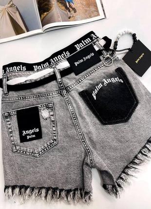 Palm angels
сірі джинсові шорти