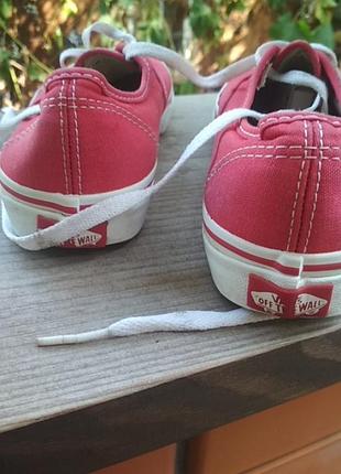 Продаються кеди vans кеди оригінал червоного кольору6 фото