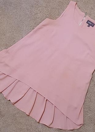 Пудровая блузка|майка|рубашка