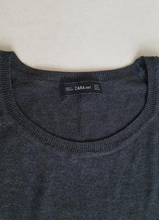 Лёгкий мягенький свитерок  джемпер от zara knit3 фото