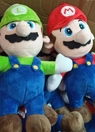 М'яка іграшка супер маріо (super mario), луїджі. 27 см, 4 різновиди