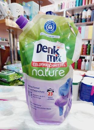 Гель для прання кольорової білизни denkmit dm nature color 1,265 л (23 цикли)1 фото