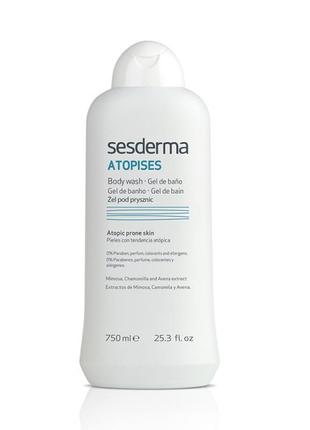 Гель для душа при атопическом дерматите sesderma atopises bath gel 750 мл