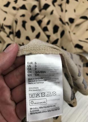 Блуза в принт от h&amp;m7 фото