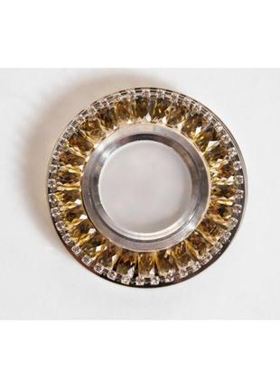 Точечный светильник врезной светодиодный linisoln 8238 champagne