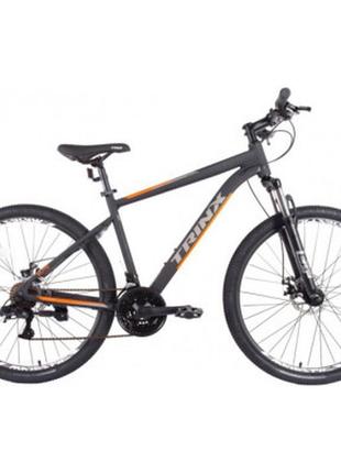 Велосипед trinx m100 elite 27.5" рама-18" matt-black-grey-orange (m100elite.18mbgo)