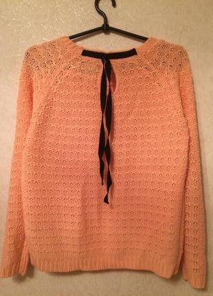 Персиковый свитер от reserved.2 фото