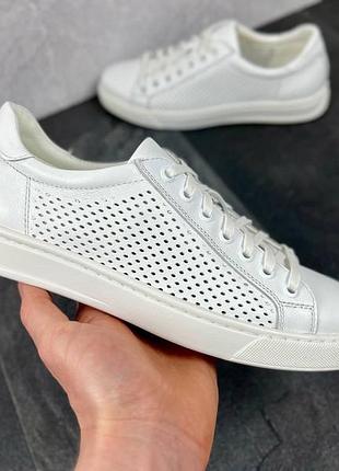 Кеды кожаные