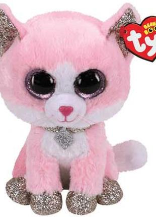 Мягкая игрушка ty beanie boo's кот fiona (36489)