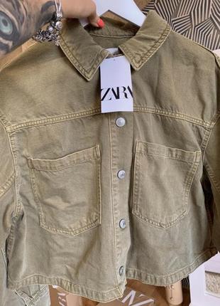 Джинсовая куртка zara8 фото