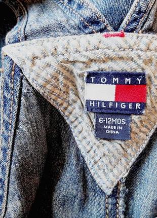 Джинсовий комбінезон-пісочник  тommy hilfiger3 фото