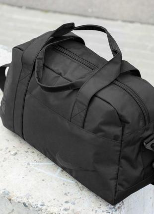 Спортивная сумка nike just do it найк черная тканевая для спортзала и фитнеса качественная на 27 литров8 фото