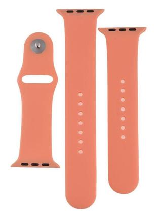 Ремінець для apple watch band silicone two-piece 42/44/45/49 mm колір 52, waterlemon