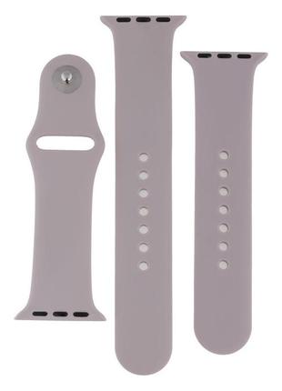 Ремешок для apple watch band silicone two-piece 38/40/41 mm цвет 05, lilac8 фото