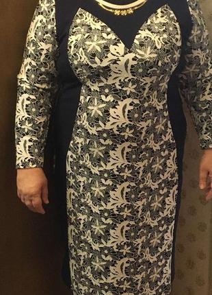 Продам платье женское трикотажное нарядное новое р-р 564 фото