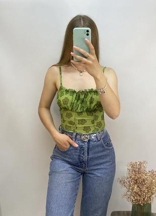 Shein актуальный топ сетка печворк трендовый топик майка2 фото