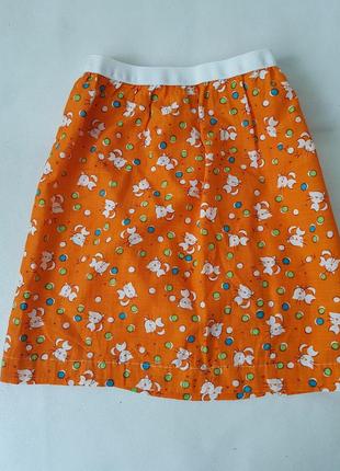 Легкая, летняя юбочка из натуральной ткани