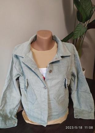 Вельветова куртка. 42-46р4 фото