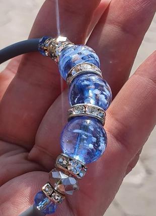 Шикарный браслет муранское стекло.