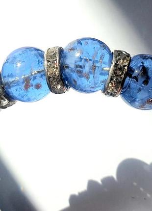 Шикарный браслет муранское стекло.