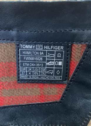 Классические кожаные сапоги tommy hilfiger3 фото