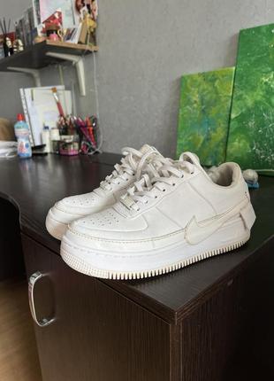 Белые кроссовки nike air force wmns 1 оригинал