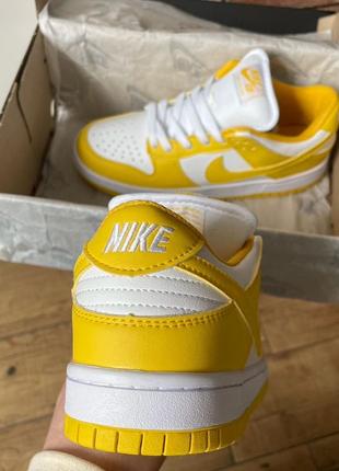 Кросівки жіночі nike sb dunk low yellow8 фото