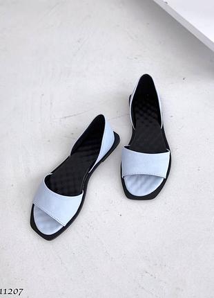 Босоножки женские из натуральной кожи, замши