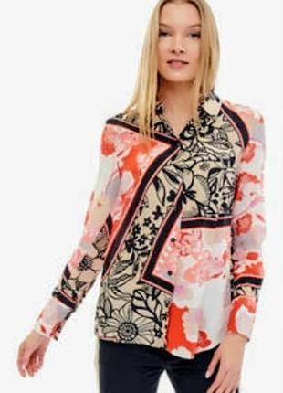 Рубашка женская с цветочным принтом more&more