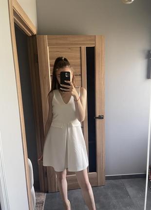 Белое летнее платье1 фото