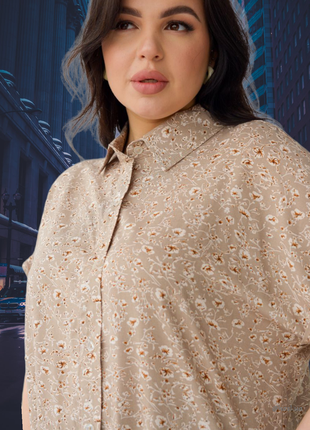 Жіноча шикарна легка літня сорочка блуза бавовна натуральні матеріали наложка5 фото