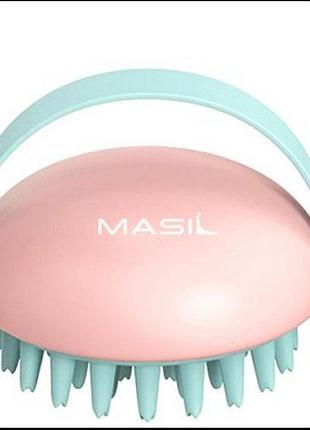 Masil head cleaning massage brush - силіконовий масажер для шкіри голови