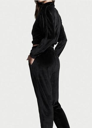 Оксамитовий костюм 3в1 рубчік victoria's secret ribbed velour 3-piece tracksuit set5 фото