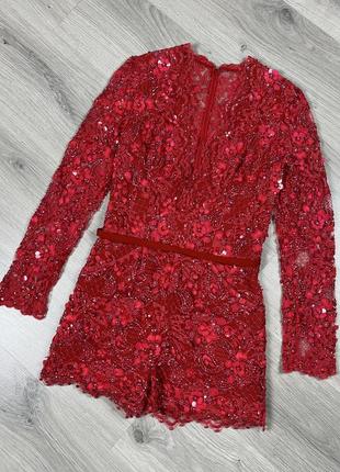 Комбінезон вишитий бісером joelle flora switzerland