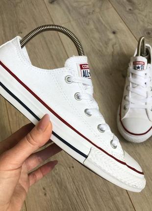 Кеды белые converse (оригинал) р. 34