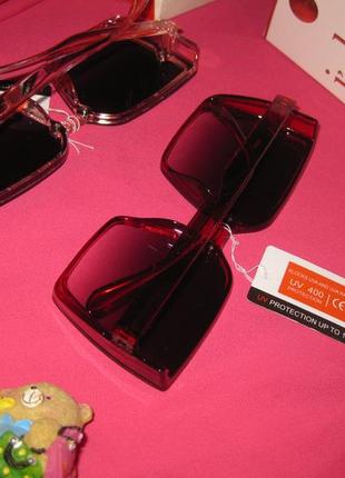 Солнцезащитные большие очки с небольшим задымлением smokie переходом цвета км1659