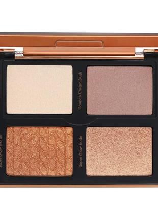Палетка хайлайтерів і бронзаторів natasha denona bronze cheek palette 15 г