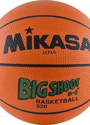 М'яч баскетбольний mikasa brown №5 (520)