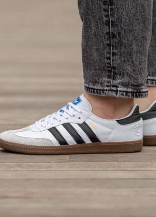 Кроссовки adidas samba white1 фото