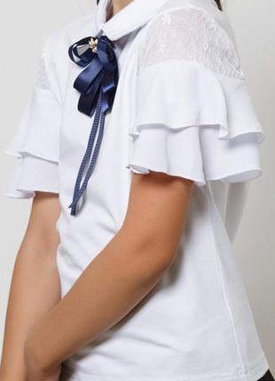 Школьная блузка deloras на девочку2 фото