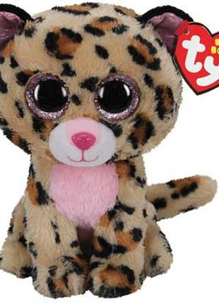 Ty beanie boos 36490 леопард "livvie" 25 см