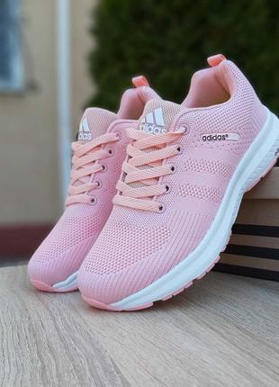 Кросівки adidas neo pink3 фото